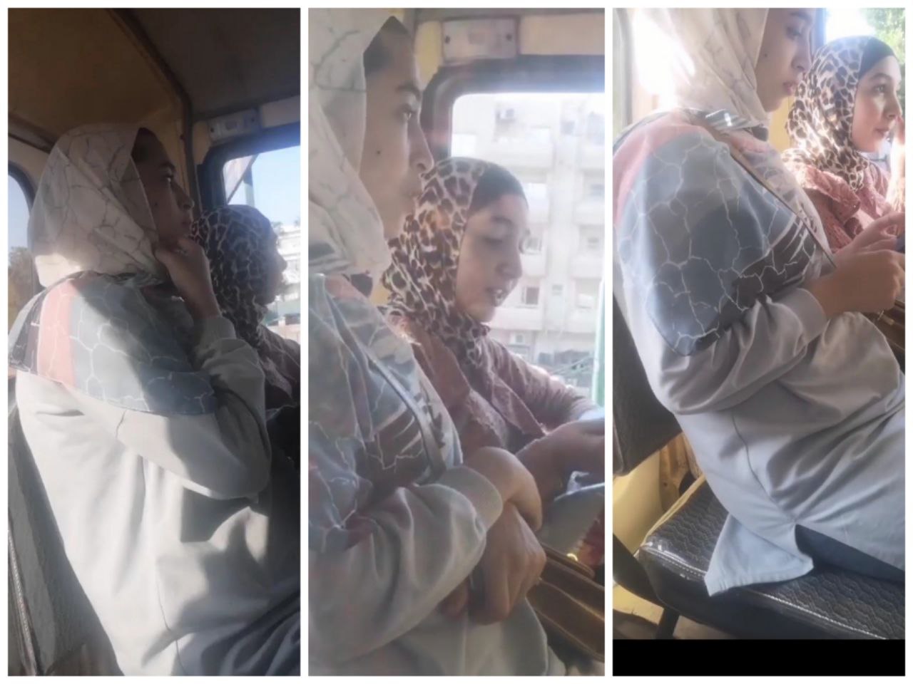 مصري في المواصلات يلعب في زبرة وفي بنتين كتاكيت قاعدين جمبة