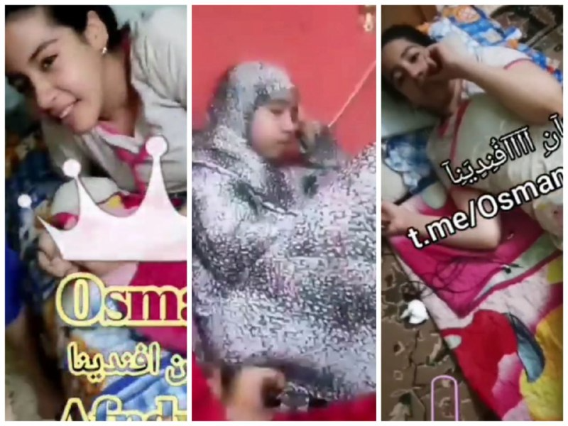 مصري عرص مصور اختة في البيت بلبس البيت واسدال الصلاة ويلعب برجلة في طيزها